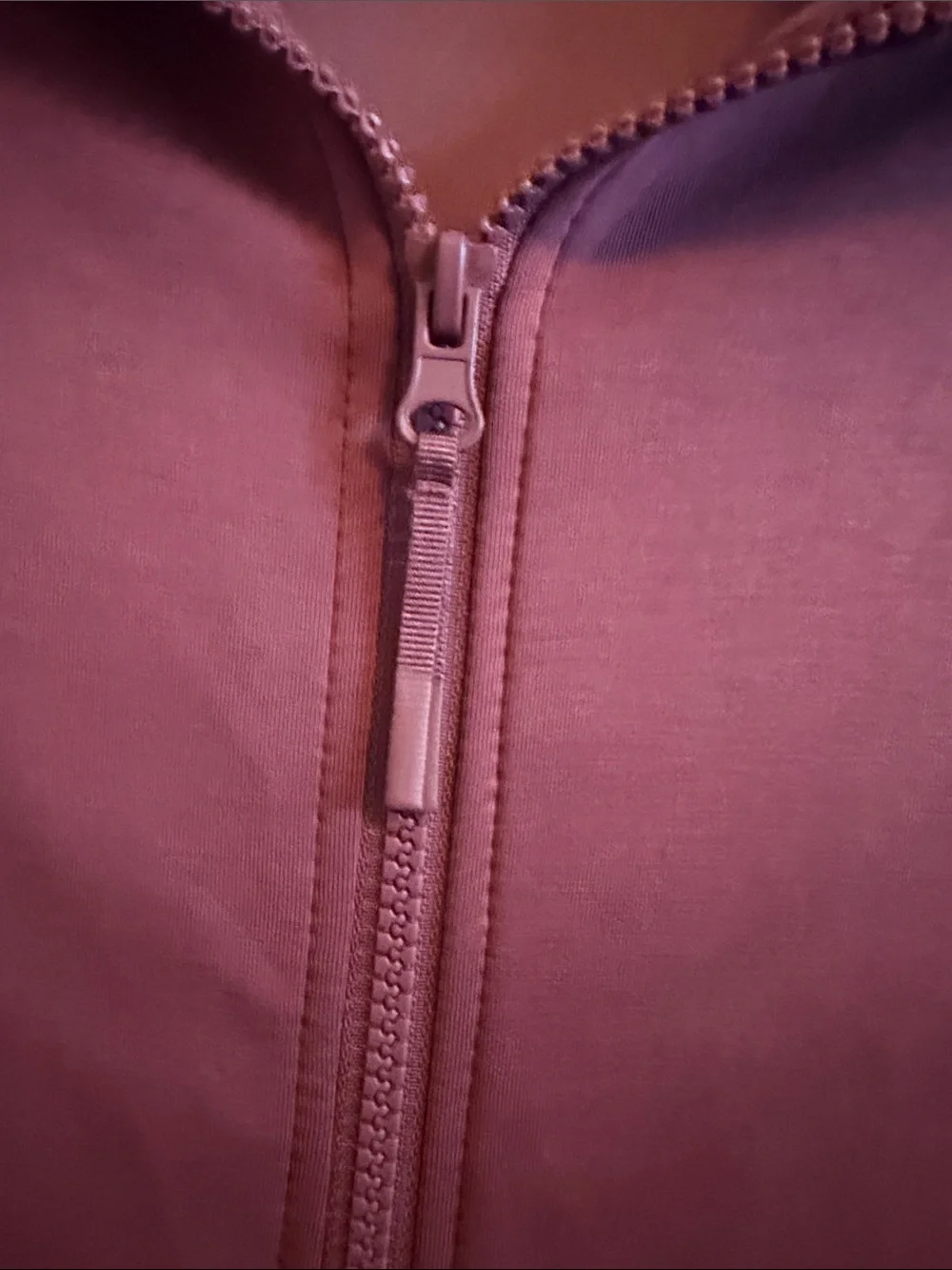 Avia Mauve Sleeveless Zip-Front Romper - Picture 7 of 10